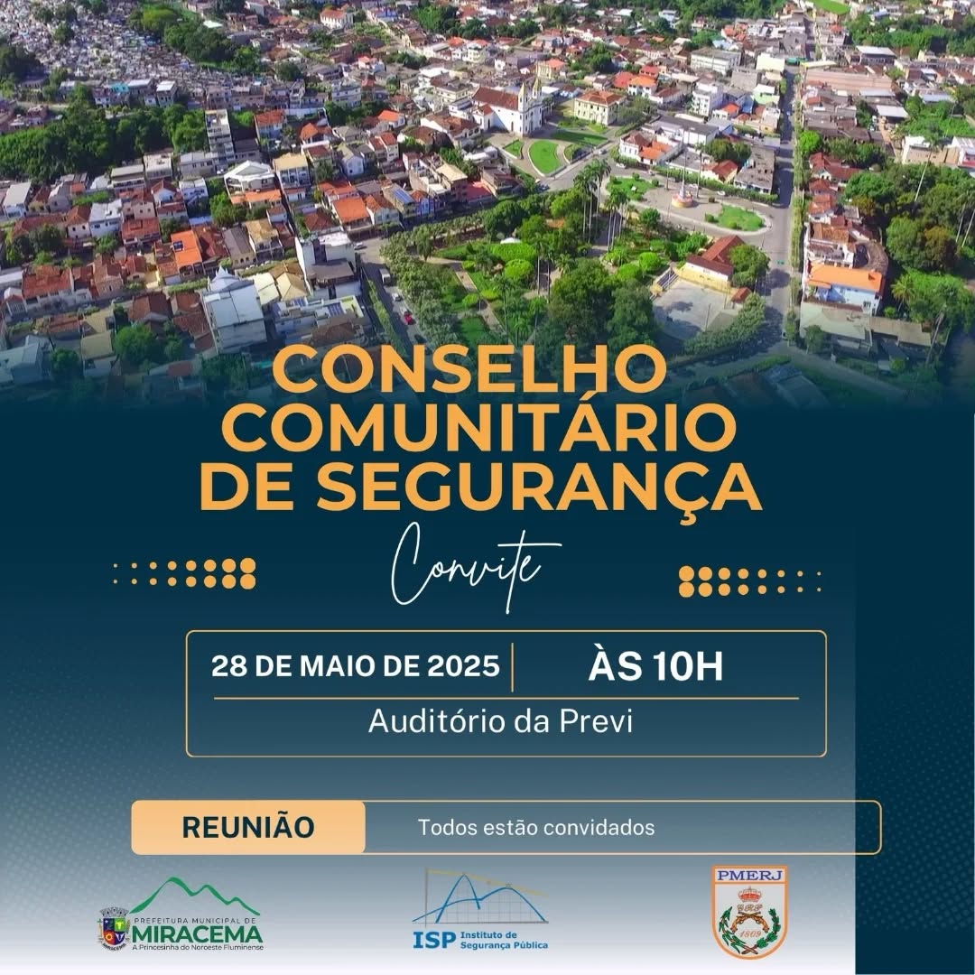 #SegurançaPública | Convite especial