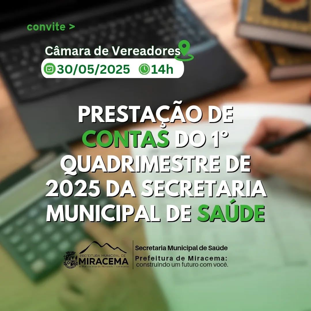 Transparência e compromisso com a saúde pública!
