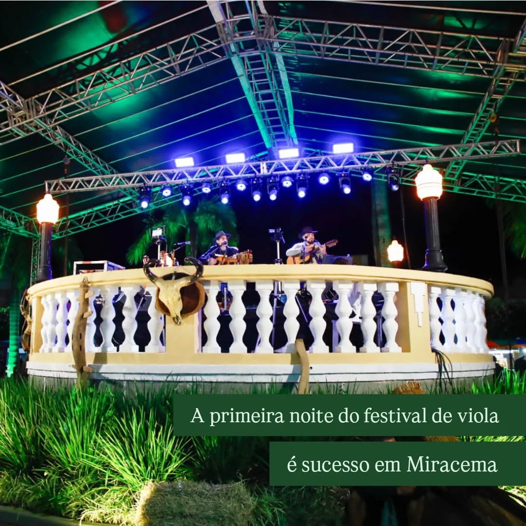 Sucesso total no 1º dia do 2º Festival de Viola Caipira de Miracema! 