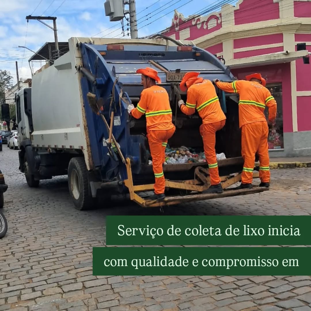 Coleta de resíduos urbanos inicia com qualidade e compromisso em Miracema