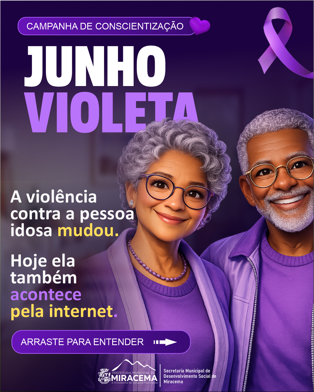 CAMPANHA DE CONSCIENTIZAÇÃO JUNHO VIOLETA