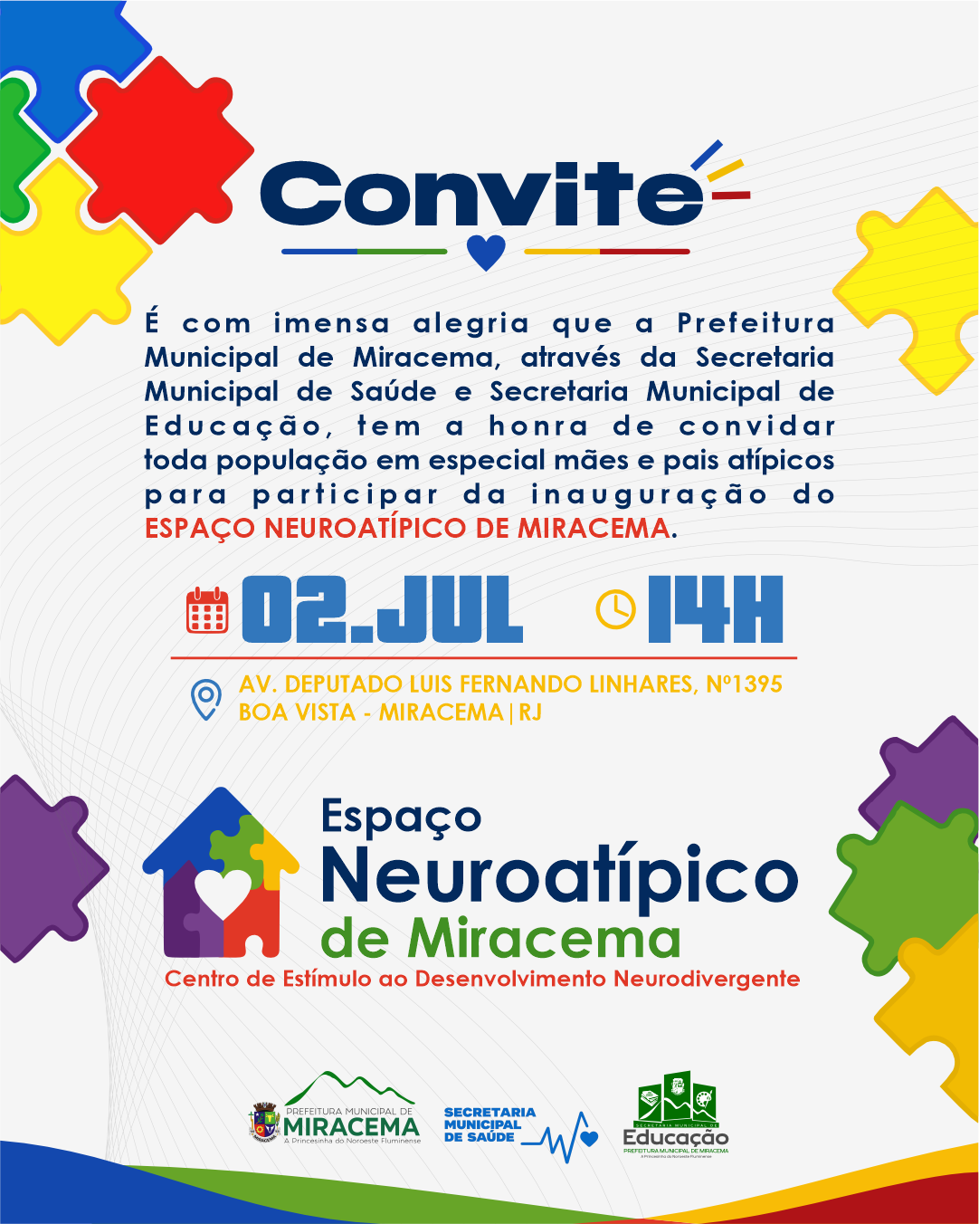 INAUGURAÇÃO DO ESPAÇO NEUROATÍPICO DE MIRACEMA