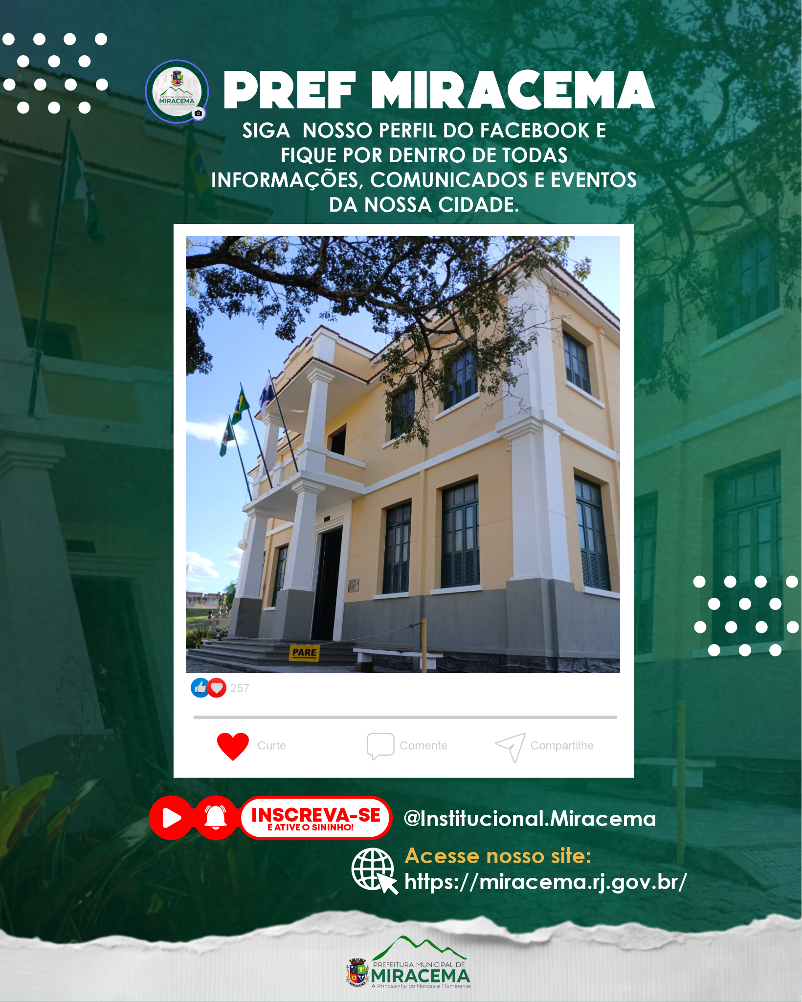 ACOMPANHE NOSSAS REDES SOCIAIS