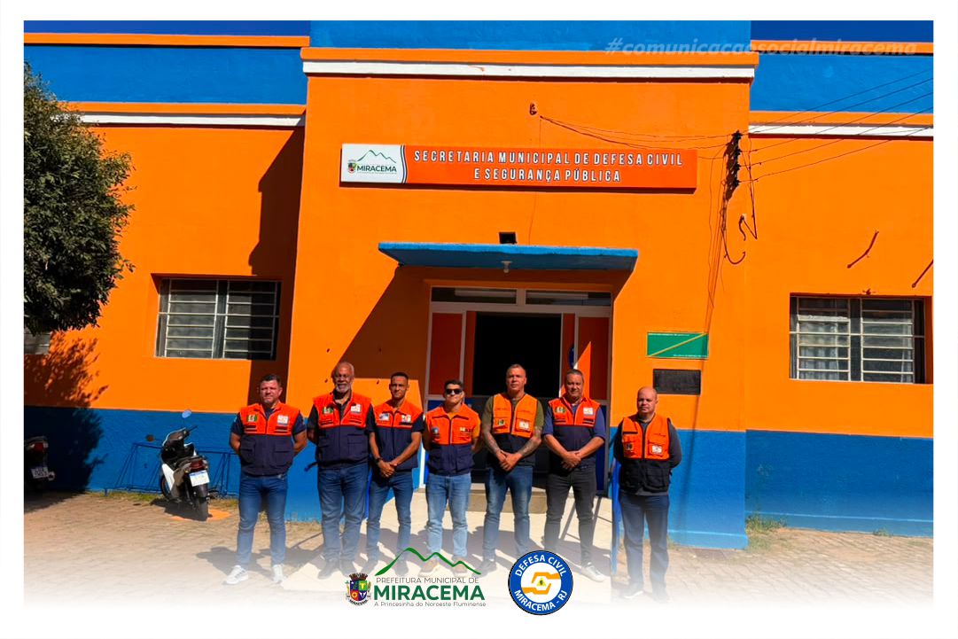 SECRETARIA MUNICIPAL DE DEFESA CIVIL RECEBE EQUIPE REGIONAL DA DEFESA CIVIL DO NOROESTE FLUMINENSE