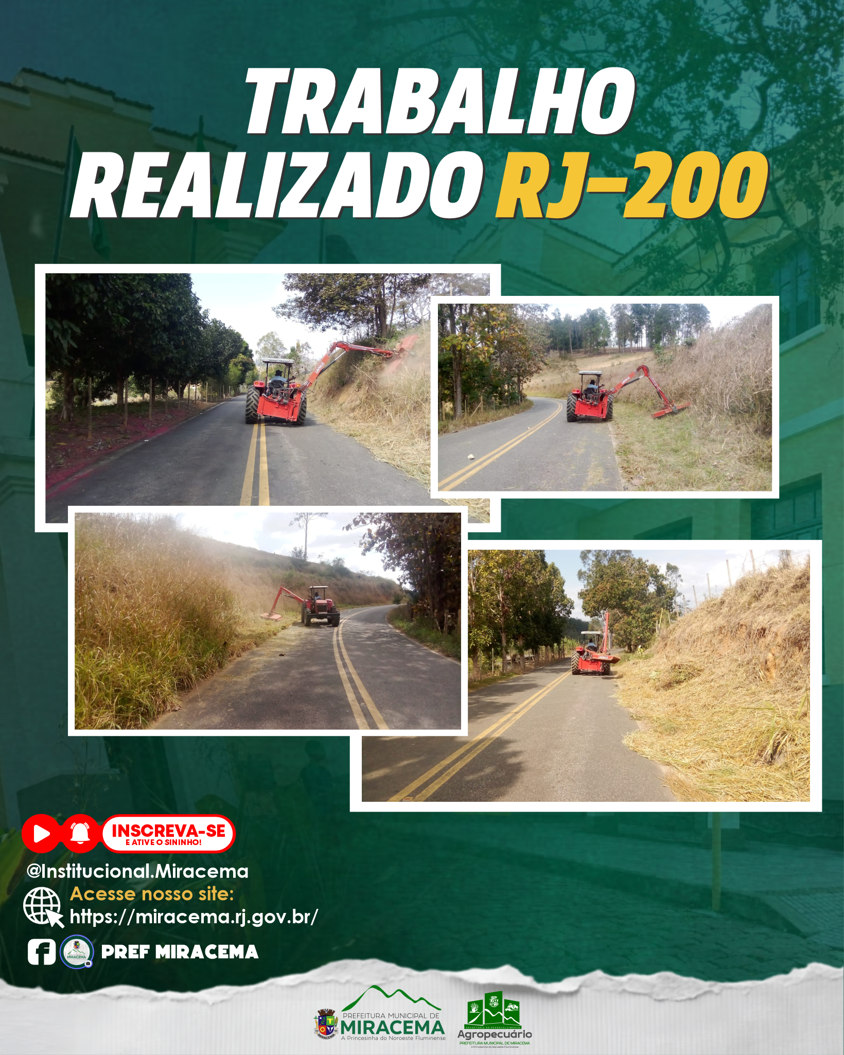 RJ-200 ROÇADA E MANUTENÇÃO
