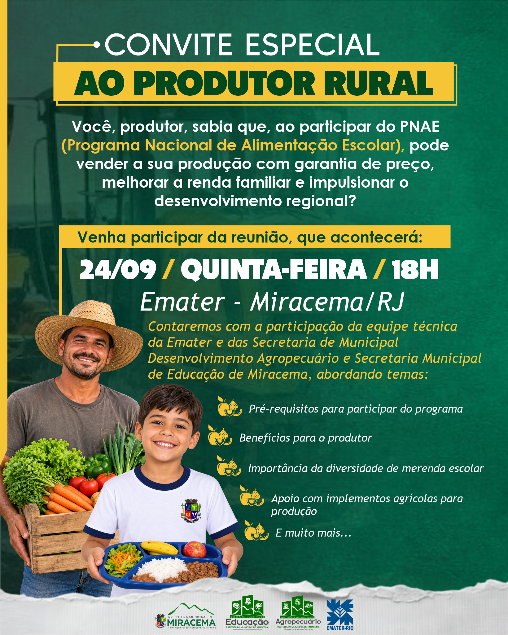 CONVITE AO PRODUTOR RURAL