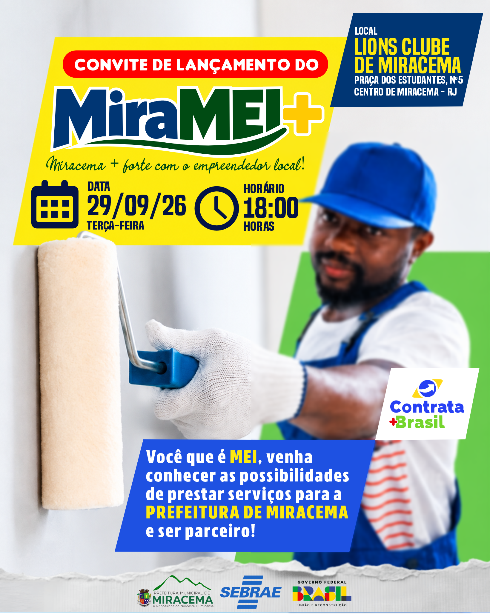 LANÇAMENTO DO MIRA MEI  - CONTRATA+BRASIL